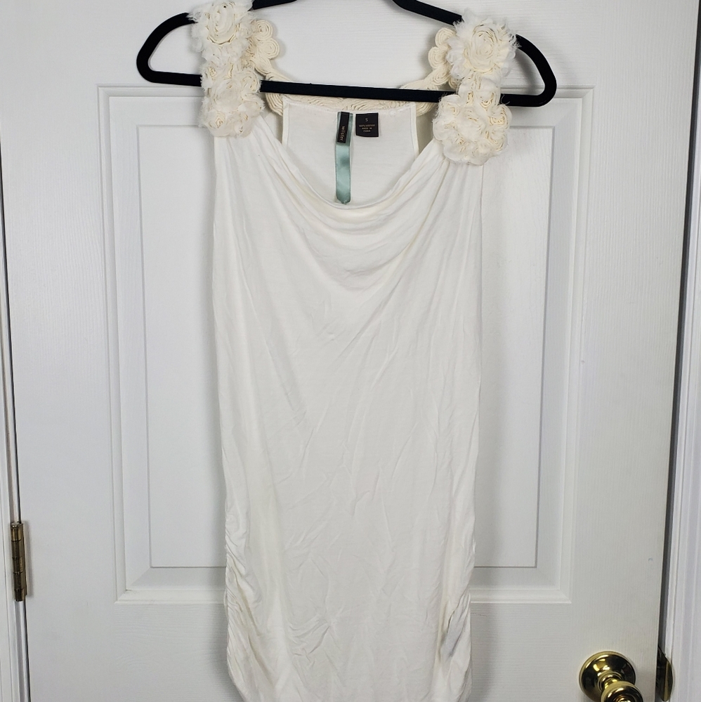Long Wilster Tank with Floral attachments on strap